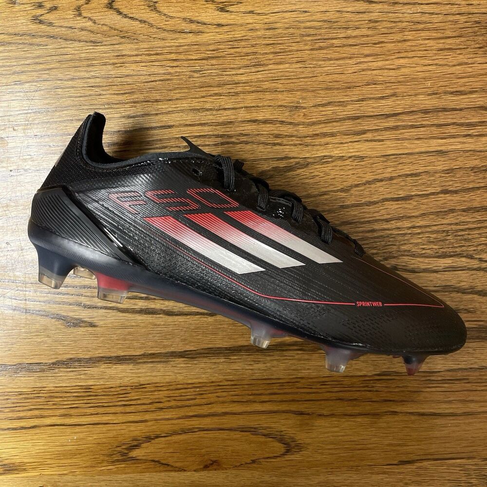 adidas F50 Pro Firm Ground Soccer Cleats Mens Black Size 7 8 10 Athletic NEW